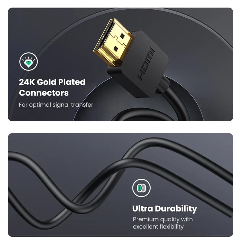 Kábel Micro HDMI na HDMI 4K 60Hz