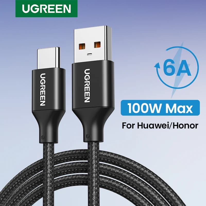 100W kábel USB-A na USB-C Super Charge