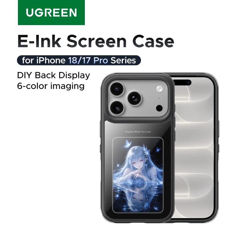 Magnetické puzdro s E-ink obrazovkou pre iPhone Pro Max