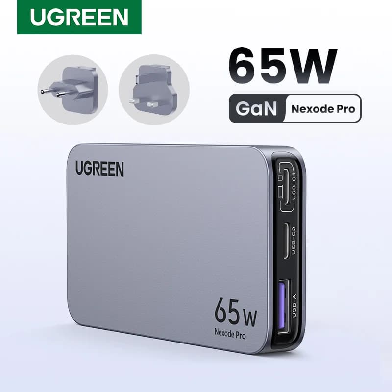 65W GaN USB-C nabíjačka s Quick Charge 4.0