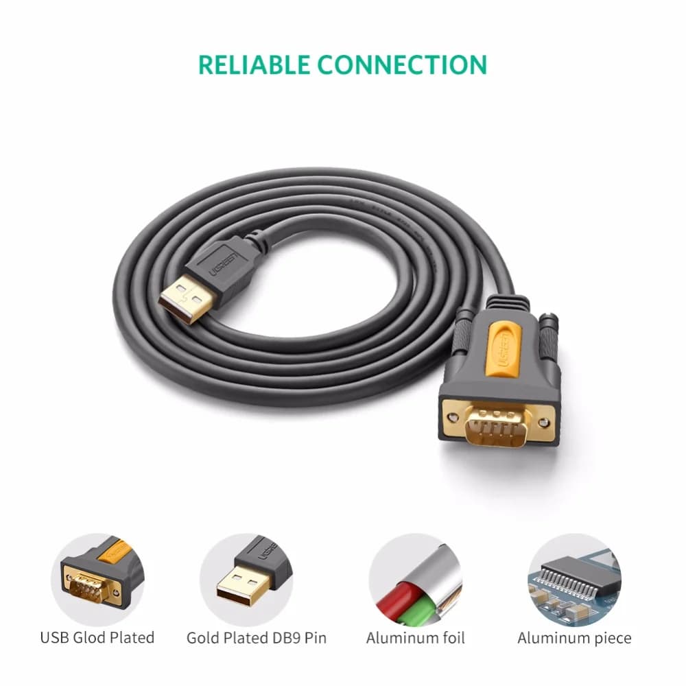 Kábel USB na sériový port RS232 DB9