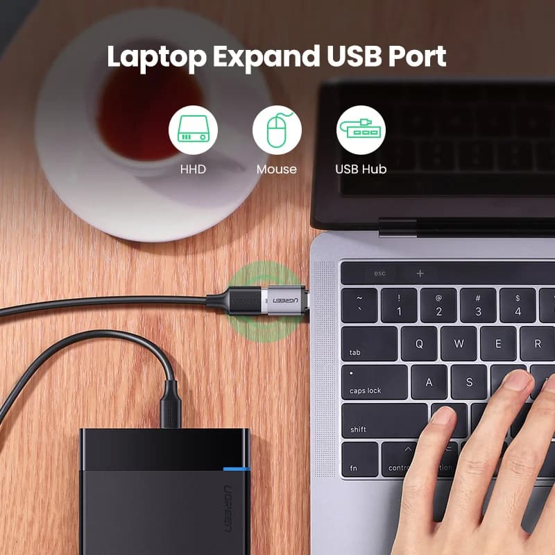 Adaptér z USB-C na USB 3.0, Thunderbolt 3 OTG