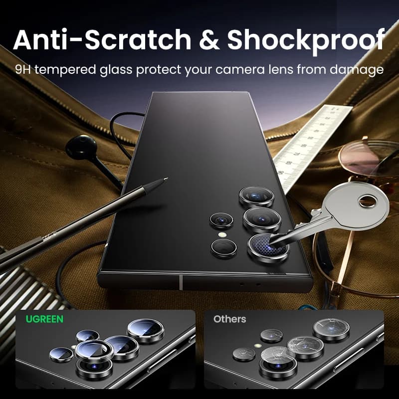 Ochrana objektívu fotoaparátu s plným pokrytím pre Samsung Galaxy