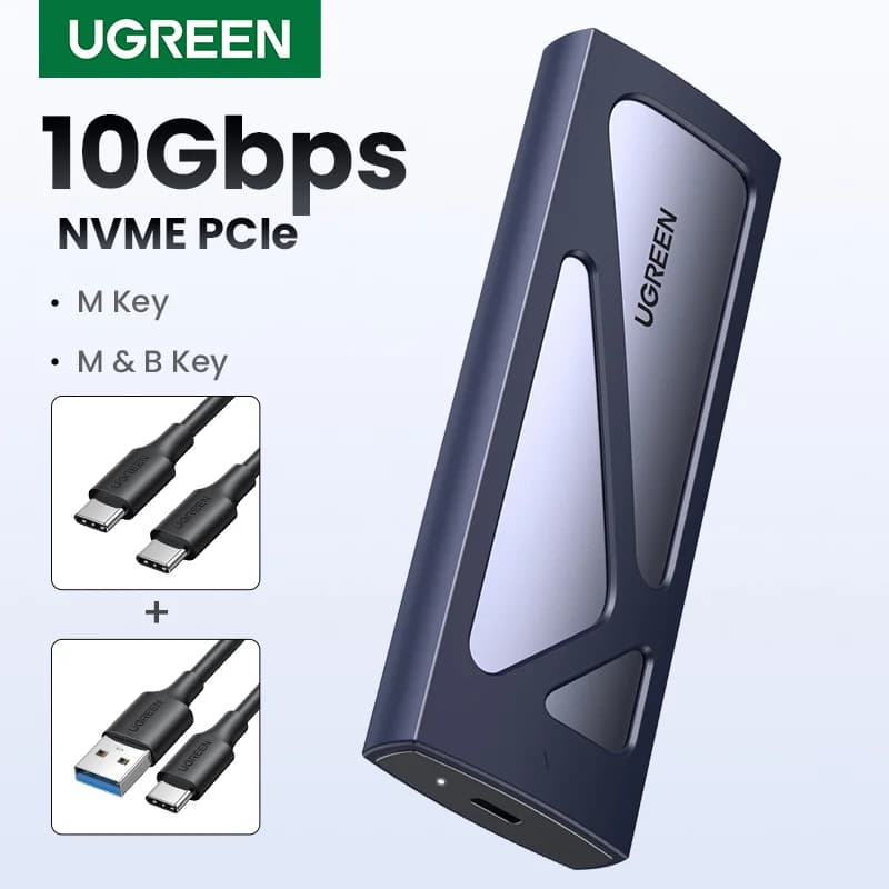 M.2 NVMe SSD puzdro USB-C 5Gbps
